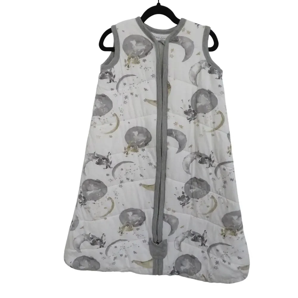 Burt's Bees Baby Sz 6-12M Over the Moon Organic Wearable Blanket Sleep Sack